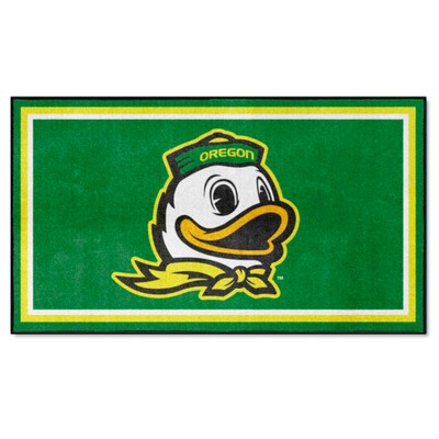 Fan Mats  LLC Oregon Ducks 3x5 Rug Green