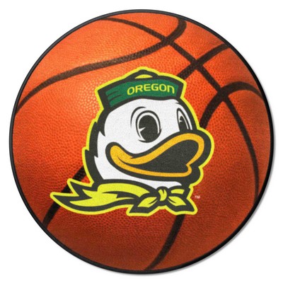 Fan Mats  LLC Oregon Ducks Basketball Mat Orange