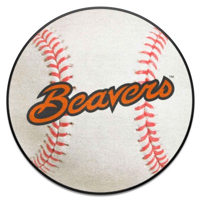 Fan Mats  LLC Oregon State Beavers Baseball Mat White