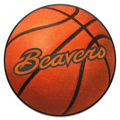 Fan Mats  LLC Oregon State Beavers Basketball Mat Orange