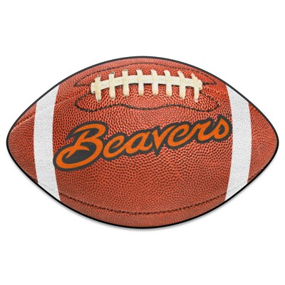 Fan Mats  LLC Oregon State Beavers Football Mat Brown