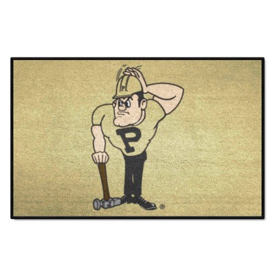 Fan Mats  LLC Purdue Boilermakers Starter Mat Gold