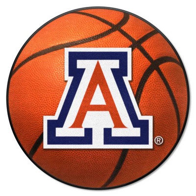 Fan Mats  LLC Arizona Wildcats Basketball Mat Orange