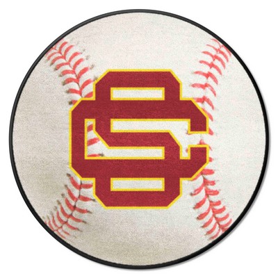 Fan Mats  LLC Southern California Trojans Baseball Mat White