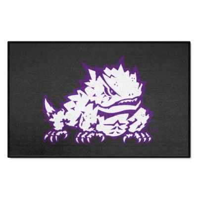 Fan Mats  LLC TCU Horned Frogs Starter Mat Black