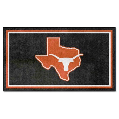 Fan Mats  LLC Texas Longhorns 3x5 Rug Black