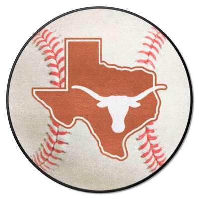 Fan Mats  LLC Texas Longhorns Baseball Mat White