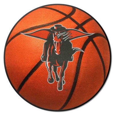 Fan Mats  LLC Texas Tech Red Raiders Basketball Mat Orange