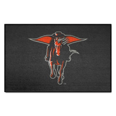 Fan Mats  LLC Texas Tech Red Raiders Starter Mat Black