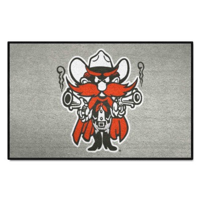 Fan Mats  LLC Texas Tech Red Raiders Starter Mat Gray