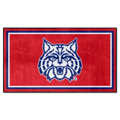 Fan Mats  LLC Arizona Wildcats 3x5 Rug Red