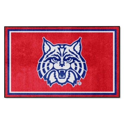 Fan Mats  LLC Arizona Wildcats 4x6 Rug Red