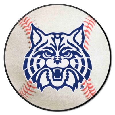 Fan Mats  LLC Arizona Wildcats Baseball Mat White