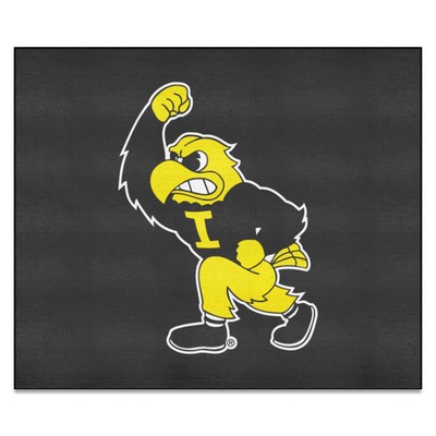 Fan Mats  LLC Iowa Hawkeyes Tailgater Mat Black