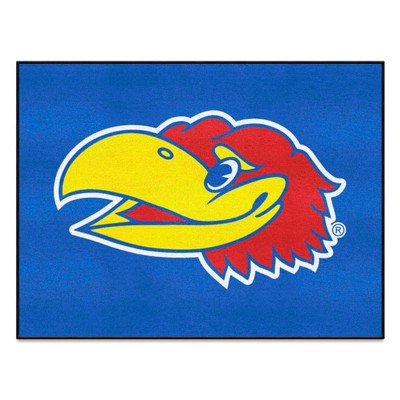 Fan Mats  LLC Kansas Jayhawks All-Star Mat Blue