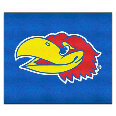 Fan Mats  LLC Kansas Jayhawks Tailgater Mat Blue