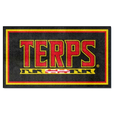 Fan Mats  LLC Maryland Terrapins 3x5 Rug Black