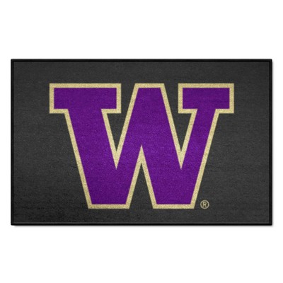 Fan Mats  LLC Washington Huskies Starter Mat Black