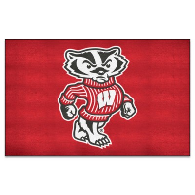 Fan Mats  LLC Wisconsin Badgers Ulti-Mat Red