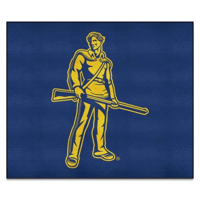 Fan Mats  LLC West Virginia Mountaineers Soccer Ball Mat White