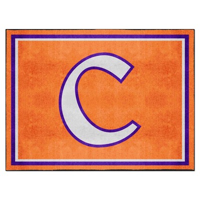 Fan Mats  LLC Clemson Tigers 8x10 Rug Orange