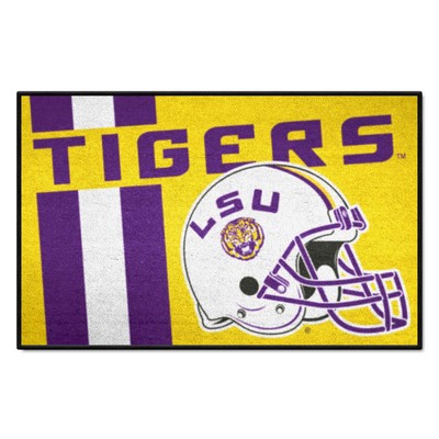 Fan Mats  LLC LSU Tigers Starter Mat Uniform Yellow