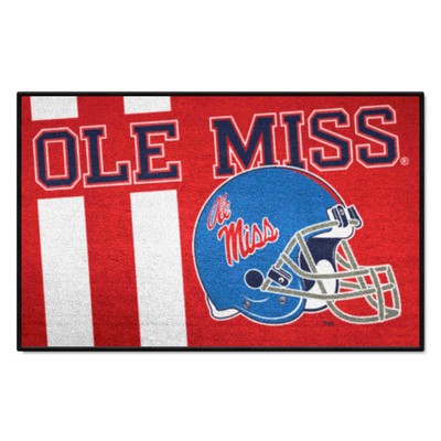 Fan Mats  LLC Ole Miss Rebels Starter Mat Uniform Red