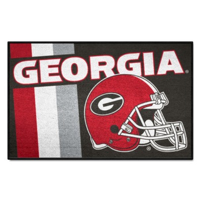 Fan Mats  LLC Georgia Bulldogs Starter Mat Uniform Black