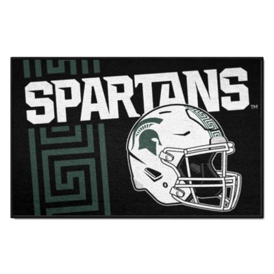 Fan Mats  LLC Michigan State Spartans Starter Mat Uniform Green