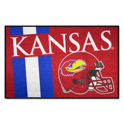 Fan Mats  LLC Kansas Jayhawks Starter Mat Uniform Red