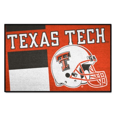 Fan Mats  LLC Texas Tech Red Raiders Starter Mat Uniform Red