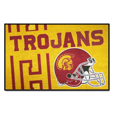 Fan Mats  LLC Southern California Trojans Starter Mat Uniform Yellow