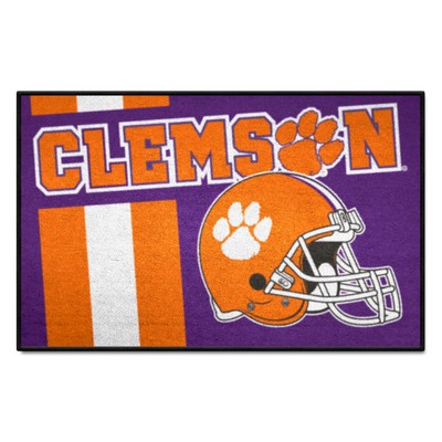 Fan Mats  LLC Clemson Tigers Starter Mat Uniform Purple