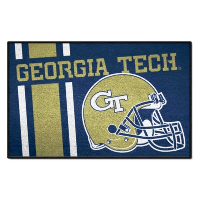 Fan Mats  LLC Georgia Tech Yellow Jackets Starter Mat Uniform Navy