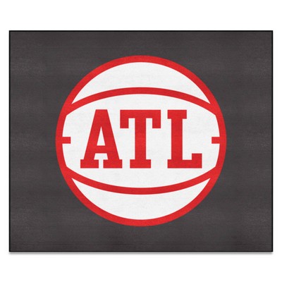 Fan Mats  LLC Atlanta Hawks Tailgater Mat Black