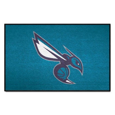 Fan Mats  LLC Charlotte Hornets Starter Mat Blue