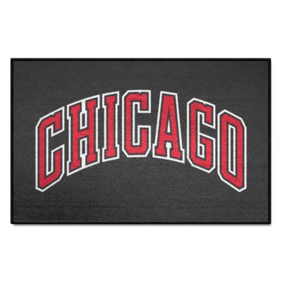 Fan Mats  LLC Chicago Bulls Starter Mat Black