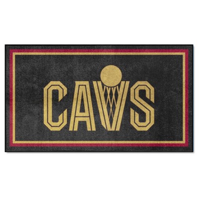 Fan Mats  LLC Cleveland Cavaliers 3x5 Rug Black