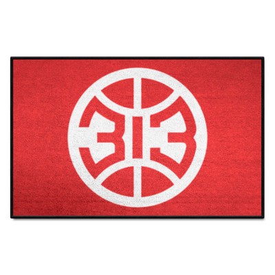 Fan Mats  LLC Detroit Pistons Starter Mat Red