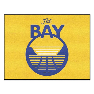 Fan Mats  LLC Golden State Warriors All-Star Mat Yellow