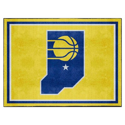 Fan Mats  LLC Indiana Pacers 8x10 Rug Yellow