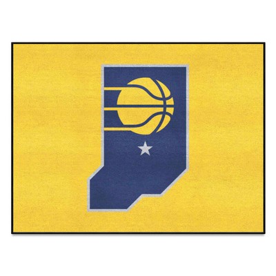 Fan Mats  LLC Indiana Pacers All-Star Mat Yellow