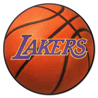 Fan Mats  LLC Los Angeles Lakers Basketball Mat Orange