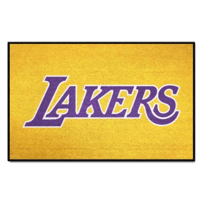 Fan Mats  LLC Los Angeles Lakers Starter Mat Yellow