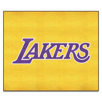 Fan Mats  LLC Los Angeles Lakers Tailgater Mat Yellow