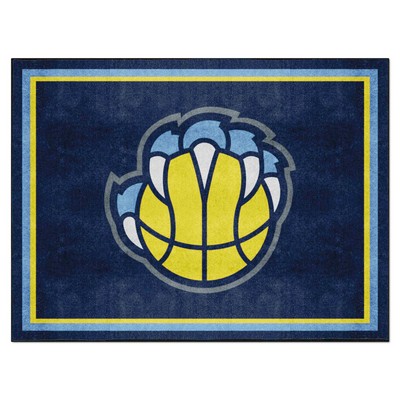 Fan Mats  LLC Memphis Grizzlies 8x10 Rug Blue