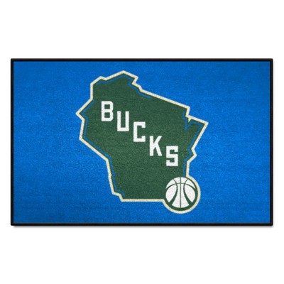 Fan Mats  LLC Milwaukee Bucks Starter Mat Blue