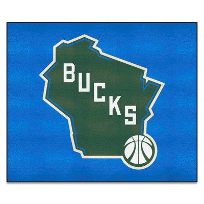 Fan Mats  LLC Milwaukee Bucks Tailgater Mat Blue