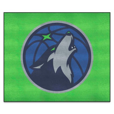 Fan Mats  LLC Minnesota Timberwolves Tailgater Mat Green