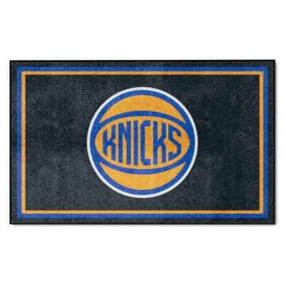 Fan Mats  LLC New York Knicks 4x6 Rug Black